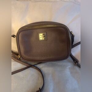 Dooney & Bourke Dark Brown Leather Crossbody